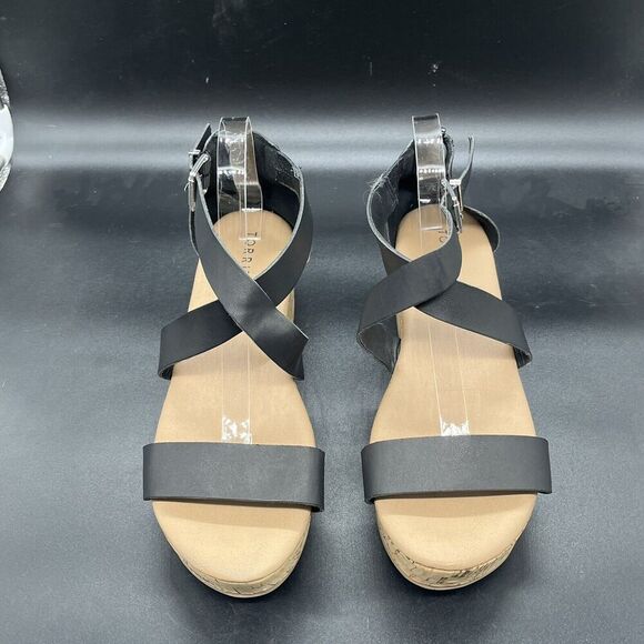 Torrid Strappy Wedge Sandal Cork Bottom Women’s 10.5 casual summer vacation - Picture 4 of 7